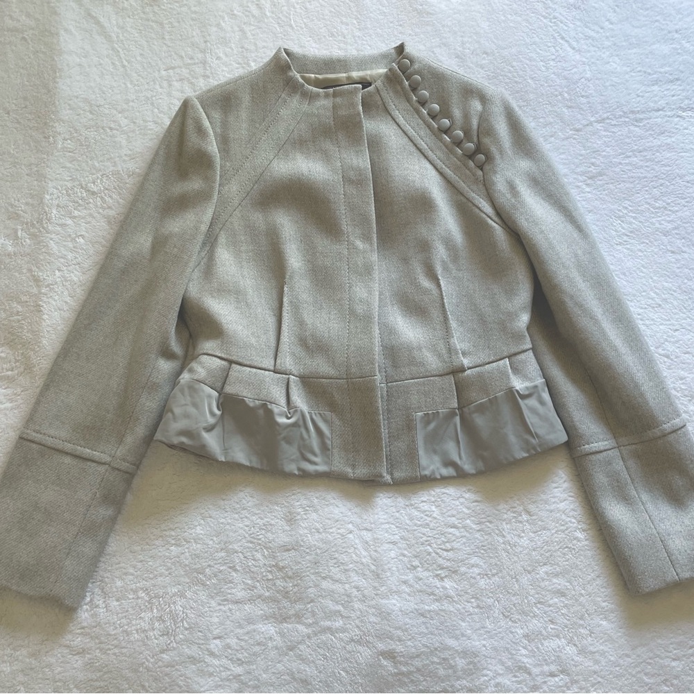 Bcbgmaxazria light Gray Pea wool Coat